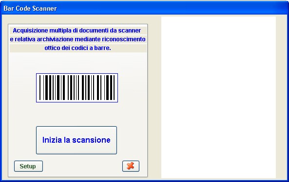 acquisizione documenti codice barre